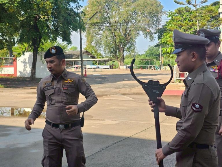 ซ้อมการใช้ไม้ง่าม ซ้อมแผนเผชิญเหตุ 2568